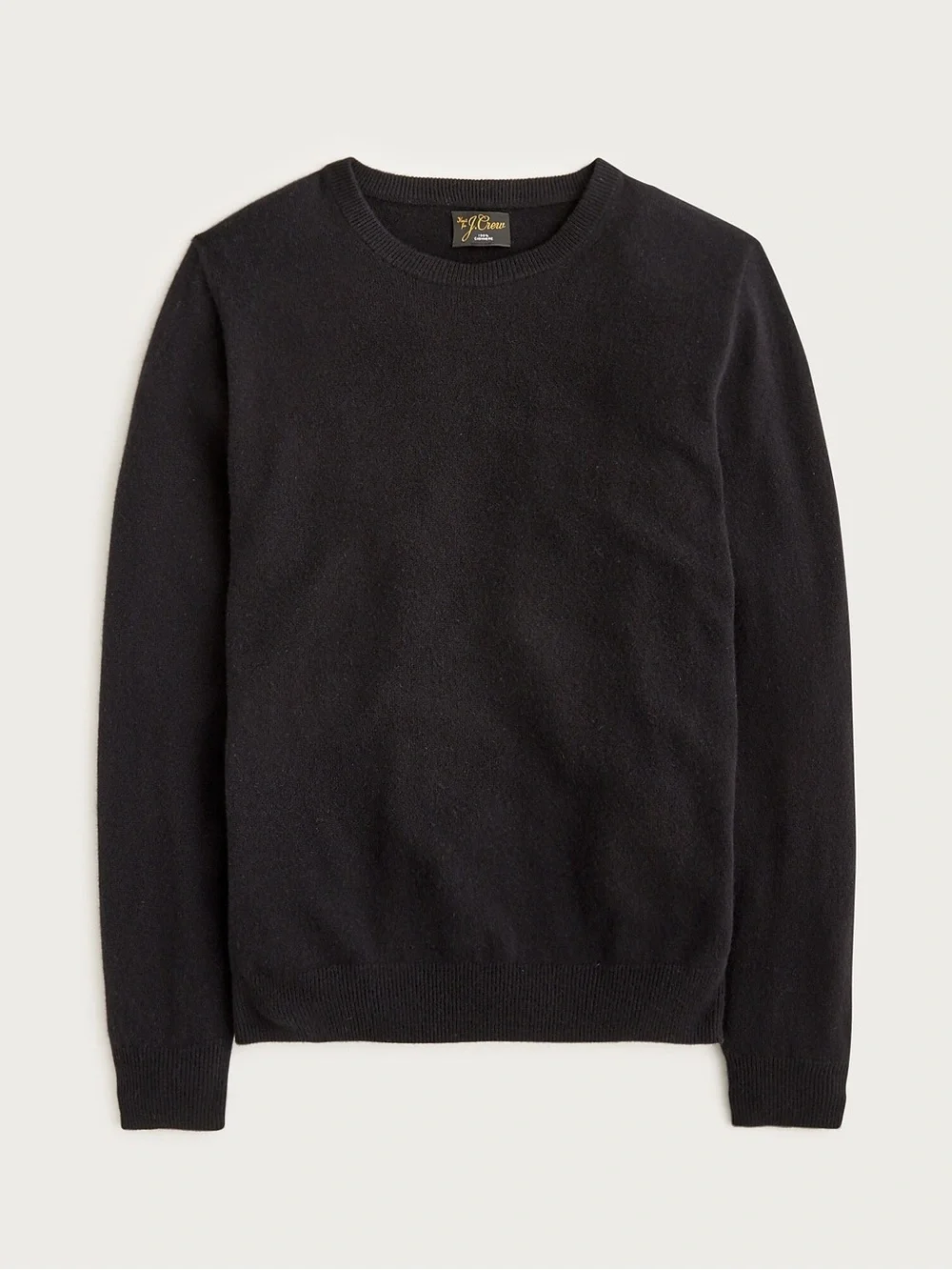 J. Crew Men’s Cashmere crewneck sweater in Black Size Medium NWT